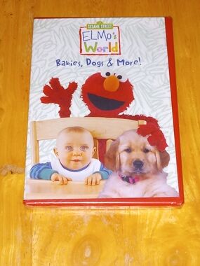 Sesame Street Elmo's World DVD Red Yellow